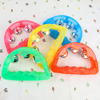Led Light up Musical Wedding Tambourine Led Rattle 7 Colors Handheld Percussion Instrument Nightclub Supplies for Party Gifts