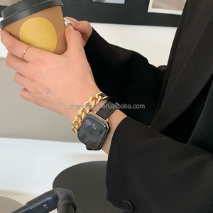 <span class=keywords><strong>Correa</strong></span> de Reloj de Cuero para <span class=keywords><strong>Apple</strong></span> <span class=keywords><strong>Watch</strong></span>, Serie Negra, Moderna, para <span class=keywords><strong>Apple</strong></span> <span class=keywords><strong>Watch</strong></span> - Product Image 4