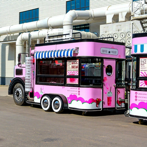 Customized Electric Mobile Street Food <b>Trailer</b> Customizable Color Size for Outdoor Street Vending for Cafe Ice Cream Coffee - Product Image 1