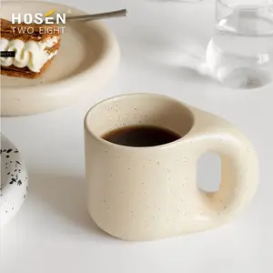 Gaya Modern Produsen Nordic Grosir Cangkir Porselen Kelas Atas Cangkir Kopi Ornamen Sublimasi Mug Tembikar Cangkir