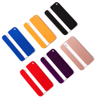 Étiquette de bagage promotionnelle en aluminium avec motif logo, pour sublimation, avec boucle en fil d'acier, pour valise de voyage, vente en gros, prête à l'emploi