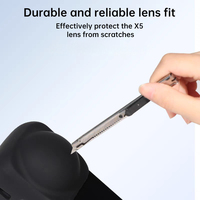 Protection d'objectif en silicone pour caméra Slim Fit Custom X5 X4, anti-rayures, antidérapante, anti-poussière, flexible, pour Insta360