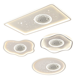 LED <b>Ceiling</b> <b>Light</b> Moon Texture Design For Bedroom Living Room 15-30 Full Spectrum Eye Friendly Lighting Fixtures - Product Image 3
