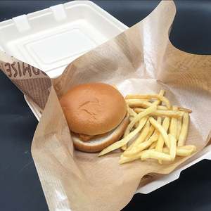 Papier sulfurisé imprimé, papier sulfurisé de qualité alimentaire de haute qualité, matière première, papier d'emballage pour hamburgers en rouleau - Product Image 2