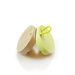 Castagnettes en bois couleur macaron, jouet de percussion mignon, instrument pédagogique pour l'éveil sensoriel et l'apprentissage précoce - Product Image 4