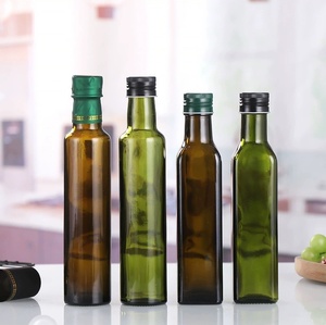 Bouteilles en verre carrées vides de qualité alimentaire 250 ml 500 ml 750 ml <span class=keywords><strong>1</strong></span> l, <span class=keywords><strong>bouteille</strong></span> en plastique de <span class=keywords><strong>1</strong></span> <span class=keywords><strong>litre</strong></span> pour l'<span class=keywords><strong>huile</strong></span> d'olive - Product Image 1