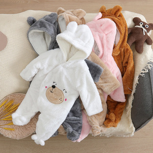 Vente en gros de gigoteuses pour bébé économiques, pyjama-combinaison à manches courtes <span class=keywords><strong>avec</strong></span> fermeture éclair bidirectionnelle, hiver, unisexe, formel - Product Image 3
