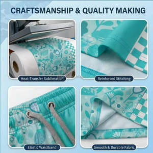 Celana Pendek Olahraga Wanita Custom, Celana Pendek Kerja untuk Berkebun dan Berburu, Gaya AU, Sublimasi UPF 50+, Celana Pendek Training, Pakaian Grosir - Product Image 4