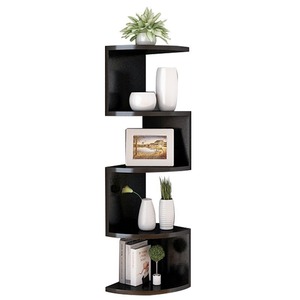 Decorazione murale in soggiorno camera da letto bagno <span class=keywords><strong>casa</strong></span> ufficio mensola ad <span class=keywords><strong>angolo</strong></span> a parete a 4 piani - Product Image 5