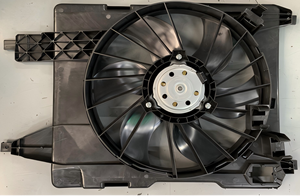 OE #   7701054967 7701057254 <span class=keywords><strong>Ventilateur</strong></span> de refroidissement du moteur de voiture Radiateur 12V DC Moteur de condenseur Ensemble de carénage pour RENAULT MEGANE Pièces automobiles - Product Image 3