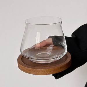 Westgreen retrò caffetteria trasparente tazza di vetro con cuscino in legno <span class=keywords><strong>Latte</strong></span> Tumbling infrew <span class=keywords><strong>freddo</strong></span> ghiaccio tazza di caffè americano - Product Image 6