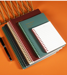 High Quality A5 Student Notebook Custom Logo <b>Design</b> Diary <b>Book</b> with Economical PP Cover Coil Binding Custom Color 80 Sheets - Product Image 3