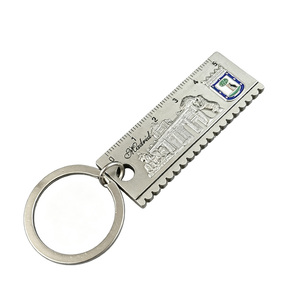Llavero Personalizado con la Forma de la Regla de <span class=keywords><strong>Madrid</strong></span>, Llavero Metálico con Diseño de Monumentos de la Ciudad, Recuerdo de Viaje de España - Product Image 1