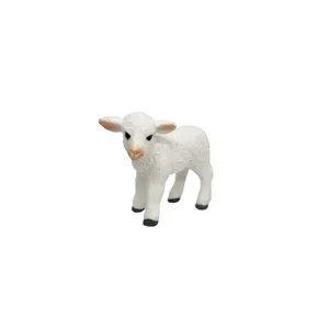 Excellent Workmanship Solid PVC Farm Animal Toys Realistic Sheep Figurine Eco-friendly Shropshire Sheep Family Toys