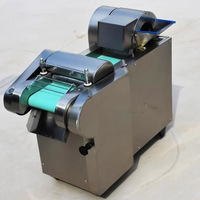 Commerciële elektrische gemotoriseerde 304 roestvrijstalen automatische groente- en fruitsnijder, aardappel-, ui- en wortelsnijder, -dicer en -hakker