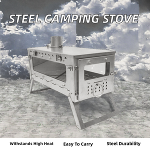 Réchaud de camping portable en titane avec fenêtre de visualisation pour chauffage extérieur et camping sauvage - Product Image 5