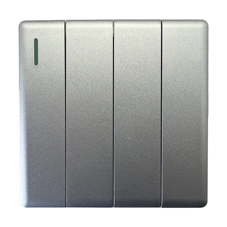 High Quality Research Product 3Gang White Spray Paint Large Panel UK Standard Wall Switch Wholesale Price for Home