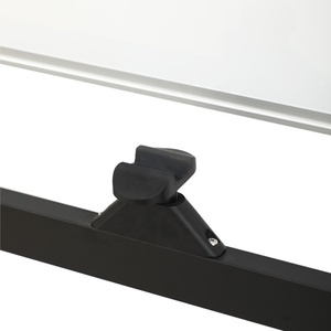 Rohs chứng nhận hai mặt khô xóa bảng trắng từ tính 360 ° xoay với 4 con lăn 4 bánh xe Khung Nhôm bảng trắng di động - Product Image 2