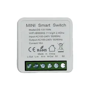 XZJ Rohs Ce 16A Tuya Switching Power Supply Module Mini Smart Switch 1 Way Wifi Smart Relay Switch Module