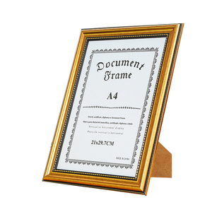 Mengkai Luxury <strong>A3</strong> A4 A5 A6 Certificate <strong>Frame</strong> <strong>Gold</strong> Document Picture <strong>Frame</strong> - Product Image 5