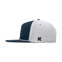 Gorra Azul Marino Personalizada con Logotipo, Tela de Nailon y Spandex Impermeable de 6 Capas, Cinturón Ajustable, Absorbente de Sudor