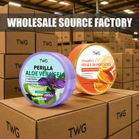 TWG OEM Perilla Aloe Vera Gel Perawatan Wajah Menenangkan Kulit, Esens Lidah Buaya 300g, Hidrasi Tahan Lama, Krim Wajah Menyegarkan
