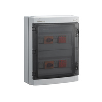 KINEE Boîte de combinaison solaire Boîte électrique en plastique ABS 4 cordes 1000V Protection IP65 Protection de disjoncteur certifiée CE Courant 63A