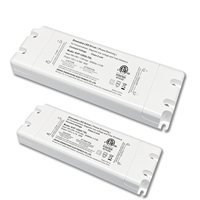Controlador Atenuable Triac de 25W 50W con Certificación ETL Clase 2, Transformador de CA 120V a CC 24V para Iluminación LED, Atenuadores Lutron