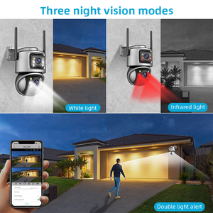 Levofast Hot Bán 3MP + 3MP ống kính kép icsee App Wifi Dome Camera 6MP H.265 Pan-Tilt Camera An Ninh với thẻ nhớ - Product Image 4