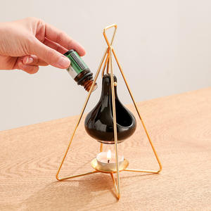 Quemador de aceite aromático de cerámica con <span class=keywords><strong>olla</strong></span> de cera colgante Quemador de cera de aceite esencial para aromaterapia y soportes de incienso - Product Image 6