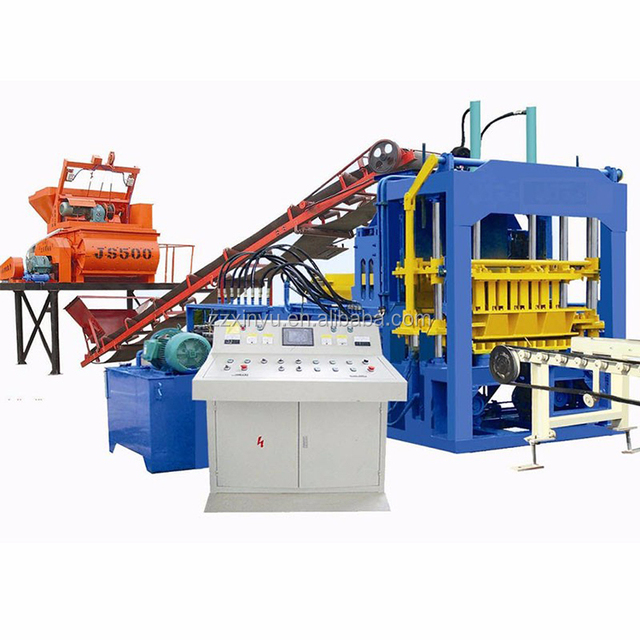 QT10-15 Full Automatic Block Making Machine,price Concrete Block Machine in Algeria/Nigeria/Ethiopia/Kenya
