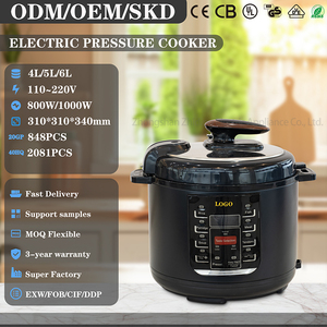 Olla a Presión Eléctrica Profesional <span class=keywords><strong>de</strong></span> 5L, 6L y 8 <span class=keywords><strong>Litros</strong></span> con Olla Interior <span class=keywords><strong>de</strong></span> Acero Inoxidable <span class=keywords><strong>de</strong></span> Gran Capacidad para Uso Comercial - Product Image 2