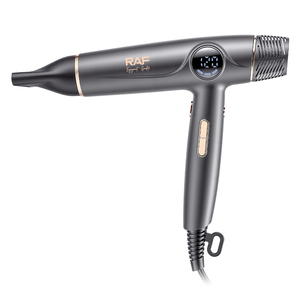Secador de Pelo Profesional RAF de 1600W con Tecnología Iónica, 110000 RPM, Bajo Ruido, 3 Velocidades, 4 Ajustes de Calor, R.4600 RAF Professional 1600W H - Product Image 1