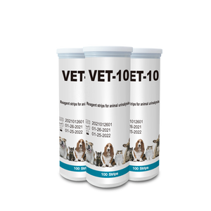 Tiras de prueba de orina para perros, gatos y mascotas, 1 Paso, pH, infección, Diabetes, veterinario, 10 tiras de prueba de orina - Product Image 5