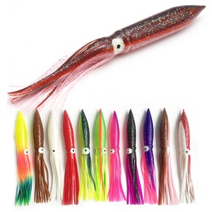 <span class=keywords><strong>Ampoule</strong></span> en caoutchouc, leurre <span class=keywords><strong>de</strong></span> pêche au calmar, 4 // 6/7/8/9/12/15 pouces, plastique souple, grand jeu, pêche à la traîne - Product Image 1