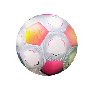 Balón de fútbol de entrenamiento oficial laminado a prueba de agua impreso de cuero PU tamaño 5 pelotas de fútbol de entrenamiento - Product Image 4