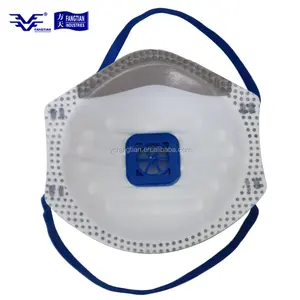 Disposable Non Woven Dust Mask Cup Shape With CE FFP2 Active Carbon Face Mask