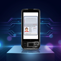 Scanner d'iris portable industriel robuste PDA QR/Code-barres/NFC/LF/HF 64 Mo Android 12.0 Processeur Octa-core IP67 Scellé RFID UHF