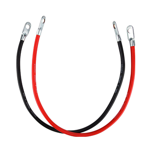 ชุดสายเคเบิลอินเวอร์เตอร์แบตเตอรี่ Cartman 5AWG ขนาด 16 <span class=keywords><strong>นิ้ว</strong></span>, <span class=keywords><strong>สาย</strong></span>ขนาด 4 เกจ x 18 <span class=keywords><strong>นิ้ว</strong></span> (<span class=keywords><strong>1</strong></span> <span class=keywords><strong>สาย</strong></span>บวก และ <span class=keywords><strong>1</strong></span> <span class=keywords><strong>สาย</strong></span>ลบ) สำหรับรถยนต์, รถบรรทุก, รถบ้าน, พลังงานแสงอาทิตย์ - Product Image 1