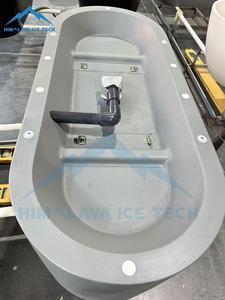 Baignoire de Luxe pour Bain de Glace - Surface Solide Texture Ardoise, Durabilité Toutes Saisons, Idéale pour Hôtels, Resorts, Spas ou Jardins - Product Image 6