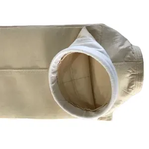 Bolsa de filtro de mezcla PPS y PTFE, 3m de diámetro 160 de longitud, utilizado en la eliminación de polvo de plantas de cemento, para combinar la bolsa de filtro