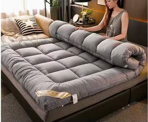 Удобная стеганая кровать, мягкий матрас из микрофибры, стеганая наматрасная Подушка с двумя матрацами - Product Image 4