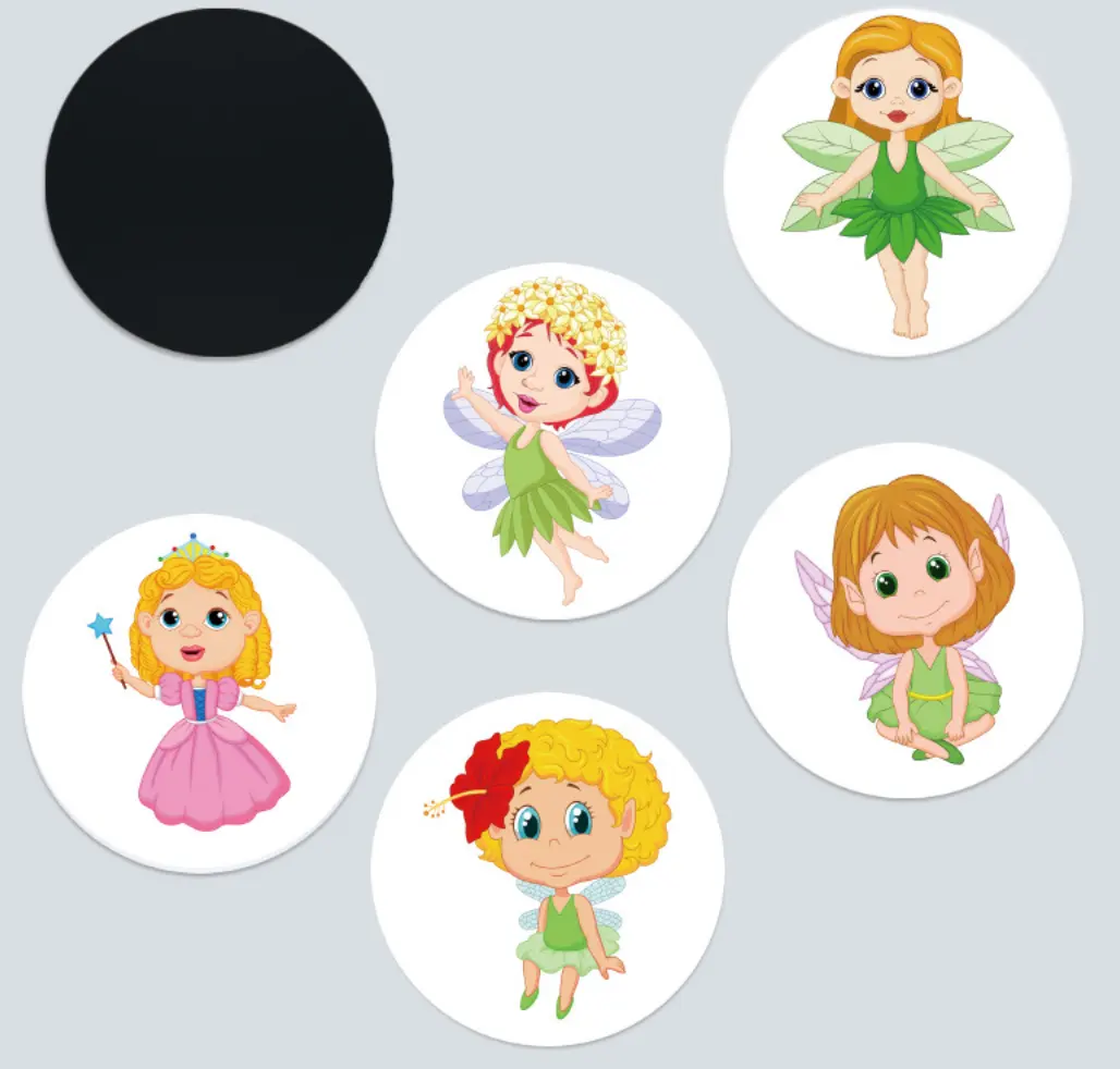 Cartoon Style Thermochromic Stickers Children's Pee Training Stickers Change Color When Exposed To Heat