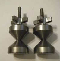Goupilles d'alignement à action rapide en acier inoxydable haute performance, usinées CNC par électroérosion à fil, diamètre 1-1/8'' et 1-5/8'', avec bride