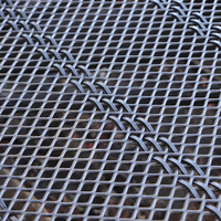 Tamis anti-blocage pour machine à vibrations minières, maille métallique tissée, taille personnalisée disponible pour la vente en gros directe