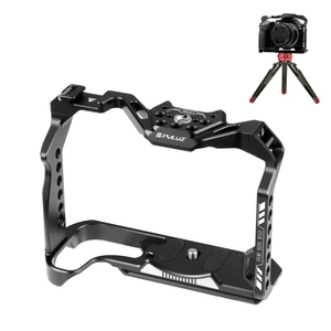 Alta calidad para <span class=keywords><strong>Canon</strong></span> <span class=keywords><strong>EOS</strong></span> <span class=keywords><strong>R10</strong></span> PULUZ Metal Camera Cage Stabilizer Rig - Product Image 2