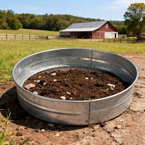 <span class=keywords><strong>Tamis</strong></span> de <span class=keywords><strong>jardin</strong></span> en acier galvanisé, <span class=keywords><strong>tamis</strong></span> à terre et à <span class=keywords><strong>compost</strong></span> en métal avec écran à mailles, <span class=keywords><strong>tamis</strong></span> de jardinage en métal <span class=keywords><strong>pour</strong></span> terre, sable et <span class=keywords><strong>compost</strong></span> - Product Image 3