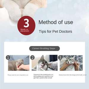 Lingettes nettoyantes pour dents d'animaux de compagnie pour chats, fournisseur OEM ODM - Product Image 4