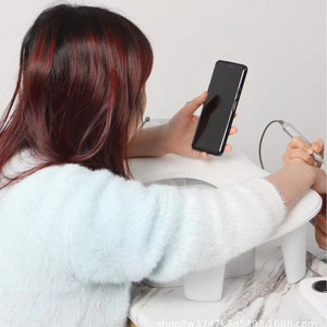 หมอนรองมือรูปตัวยูสำหรับทำเล็บ วัสดุหนัง รุ่นใหม่ - Product Image 2