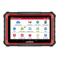 Outil de diagnostic automobile LAUNCH X431 PRO ELITE 100% original, CAN FD DOIP, tous les systèmes, 31+ réinitialisations, test actif, scanner OBD2 automatique, bluetooth